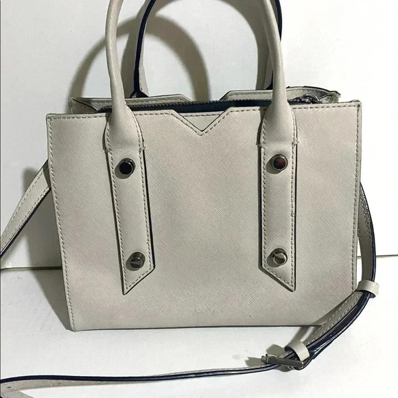 Botkier grey saffiano leather satchel handbag - Picture 8 of 15